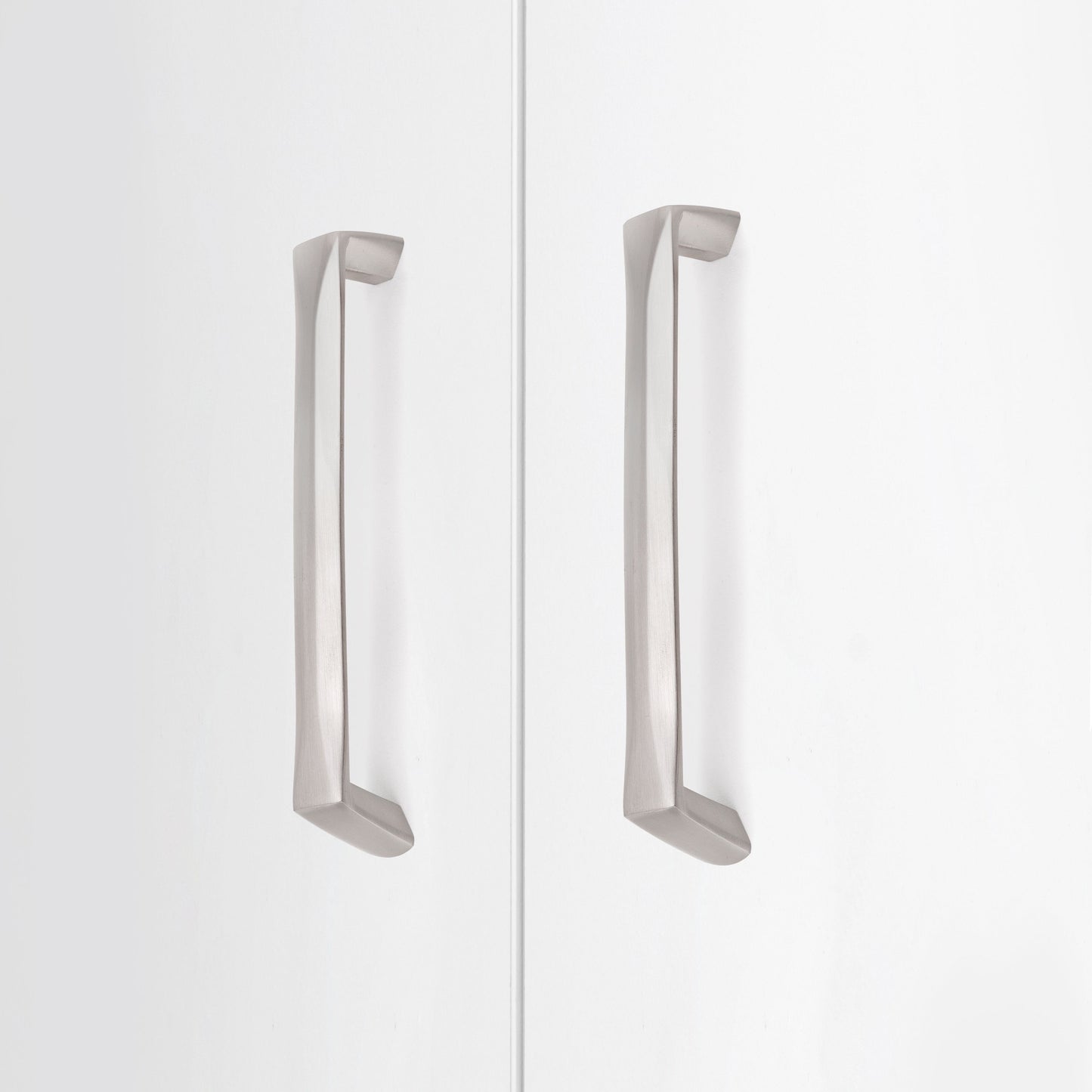 Emuca Set 10 Möbelgriffe Canton, Schubladengriffe, Schrankgriffe, Küchengriffe, Nickel satiniert - werkzeug-online24