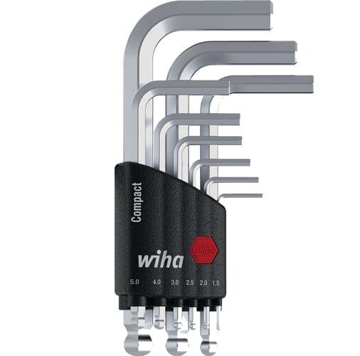 Wiha Winkelschraubendrehersatz 369 KH9 9-teilig Compact-Halter - werkzeug-online24