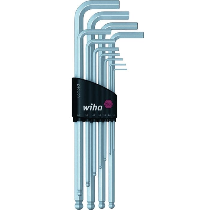 WIHA Winkelschraubendrehersatz 369 H11 11-teilig Compact-Halter - werkzeug-online24