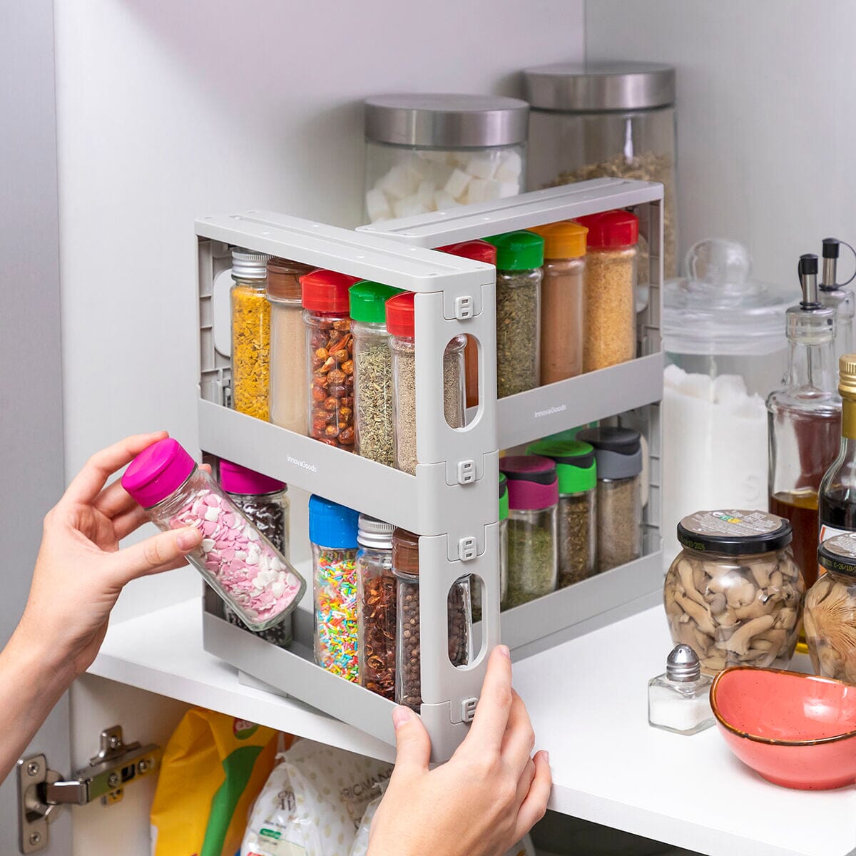 Gewürzhalter auszieh- und schwenkbar Rispick InnovaGoods – werkzeug-online24