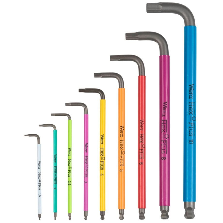 Wera Winkelschraubendrehersatz 950 SPKL/ SM N SB 9-teilig Kugelkopf - werkzeug-online24