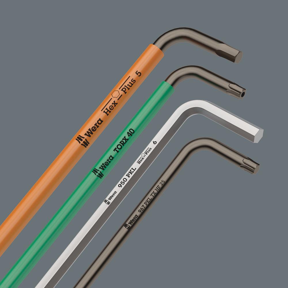 Wera 950/13 Hex-Plus Imperial 1 Winkelschlüsselsatz, zöllig, BlackLaser - werkzeug-online24