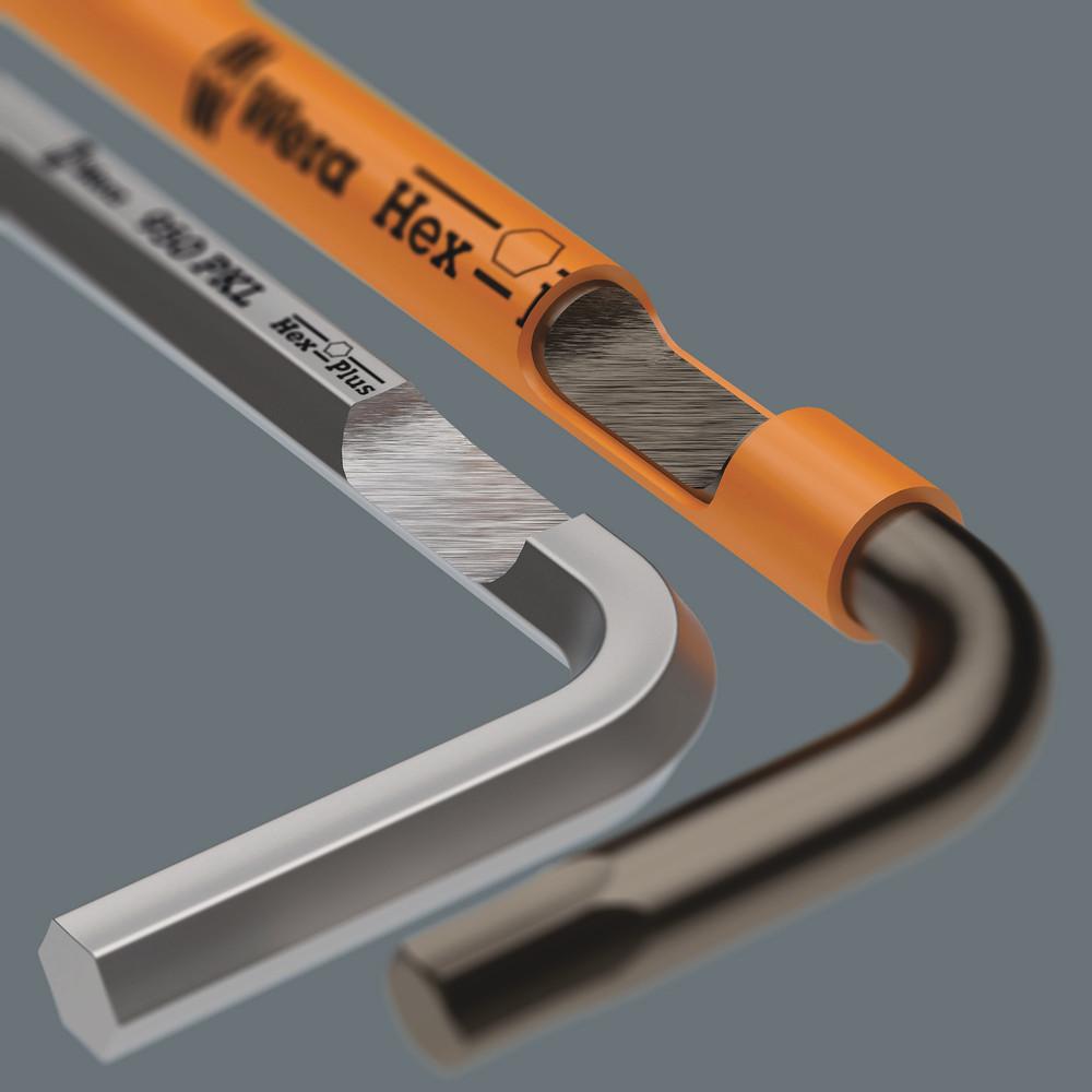 Wera 950/9 Hex-Plus Multicolour HF 1 Winkelschlüsselsatz, metrisch, BlackLaser, mit Haltefunktion - werkzeug-online24