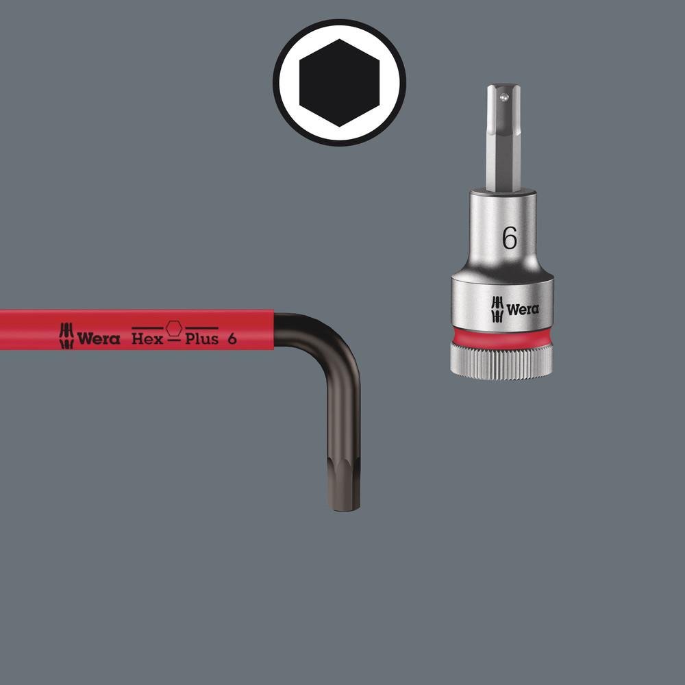 Wera Winkelschlüsselsatz 3950/9 Hex-Plus Multicolour Stainless, Winkelschraubendreher metrisch, Edelstahl - werkzeug-online24