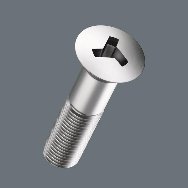 Wera 375 TRI-WING® Schraubendreher Größe TW 0 Klingenlänge: 80mm - werkzeug-online24