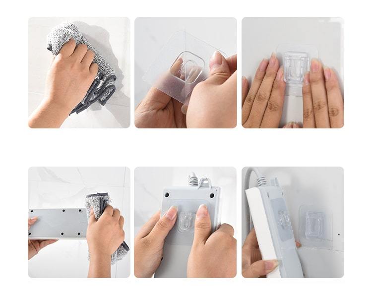 10 Paar Wandhalter, Halterung für Fernbedienung, Bilder, Geräte selbstklebend - werkzeug-online24