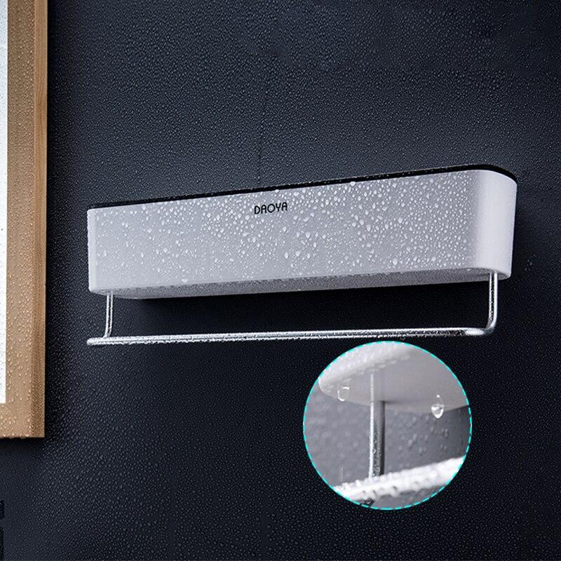 Duschablage, Duschkorb, selbstklebend, Design weiß - werkzeug-online24