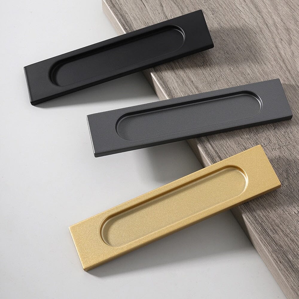 Schiebetürgriff selbstklebend, Schiebetür Handgriff Grau, Gold, Schwarz - werkzeug-online24
