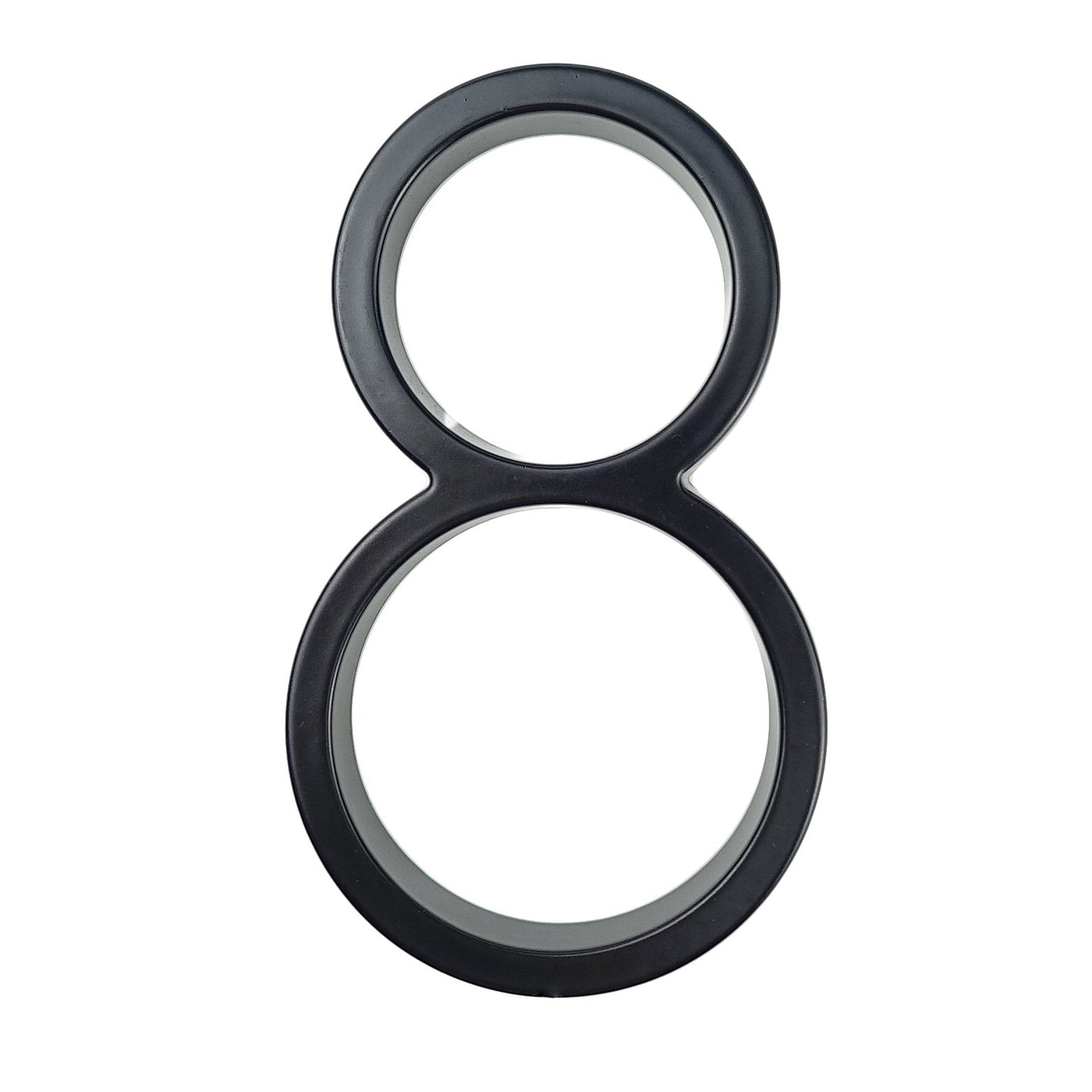 Hausnummer aus Metall schwarz - Höhe 125 mm - werkzeug-online24