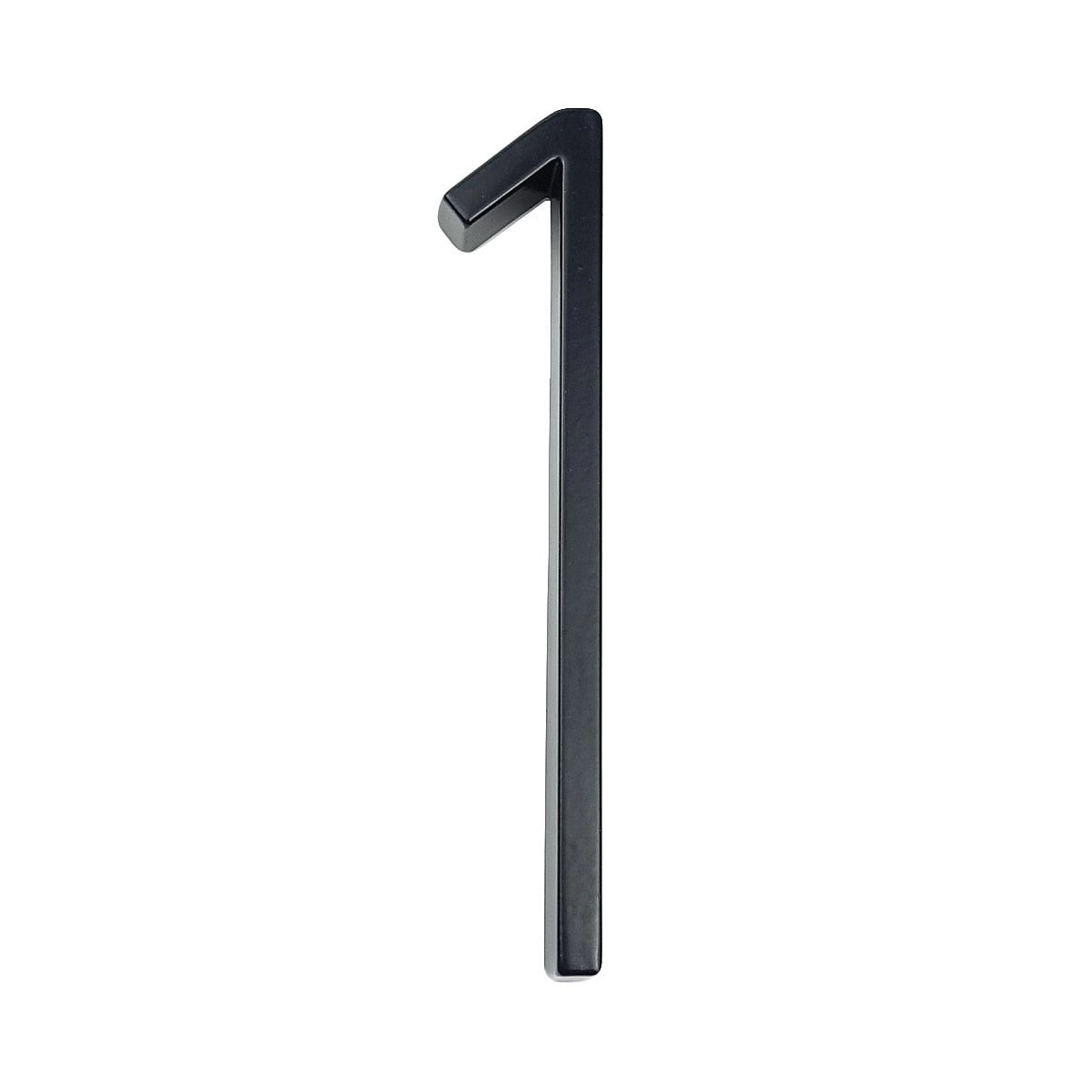 Hausnummer aus Metall schwarz - Höhe 125 mm - werkzeug-online24