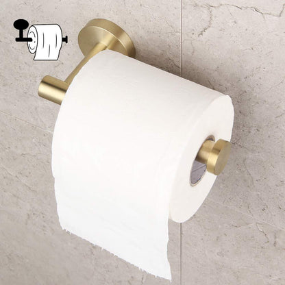 Toilettenpapierhalter Edelstahl, Klopapierhalter in 3 Farben - werkzeug-online24