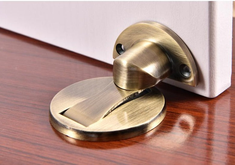 Magnetischer Türstopper selbstklebend oder Bohren Edelstahl - werkzeug-online24