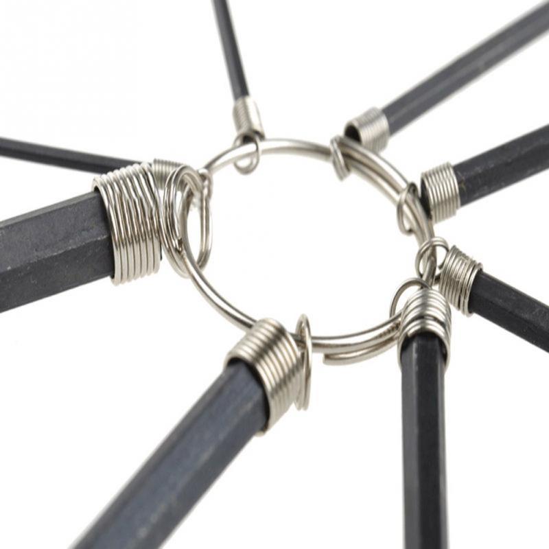 Winkelschraubendreher-Set 8-teilig, schwarz - werkzeug-online24