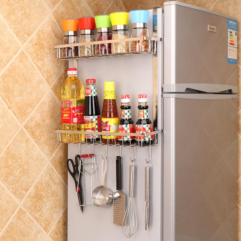 Hängeregal Edelstahl für Kühlschrank, Gerätehalter