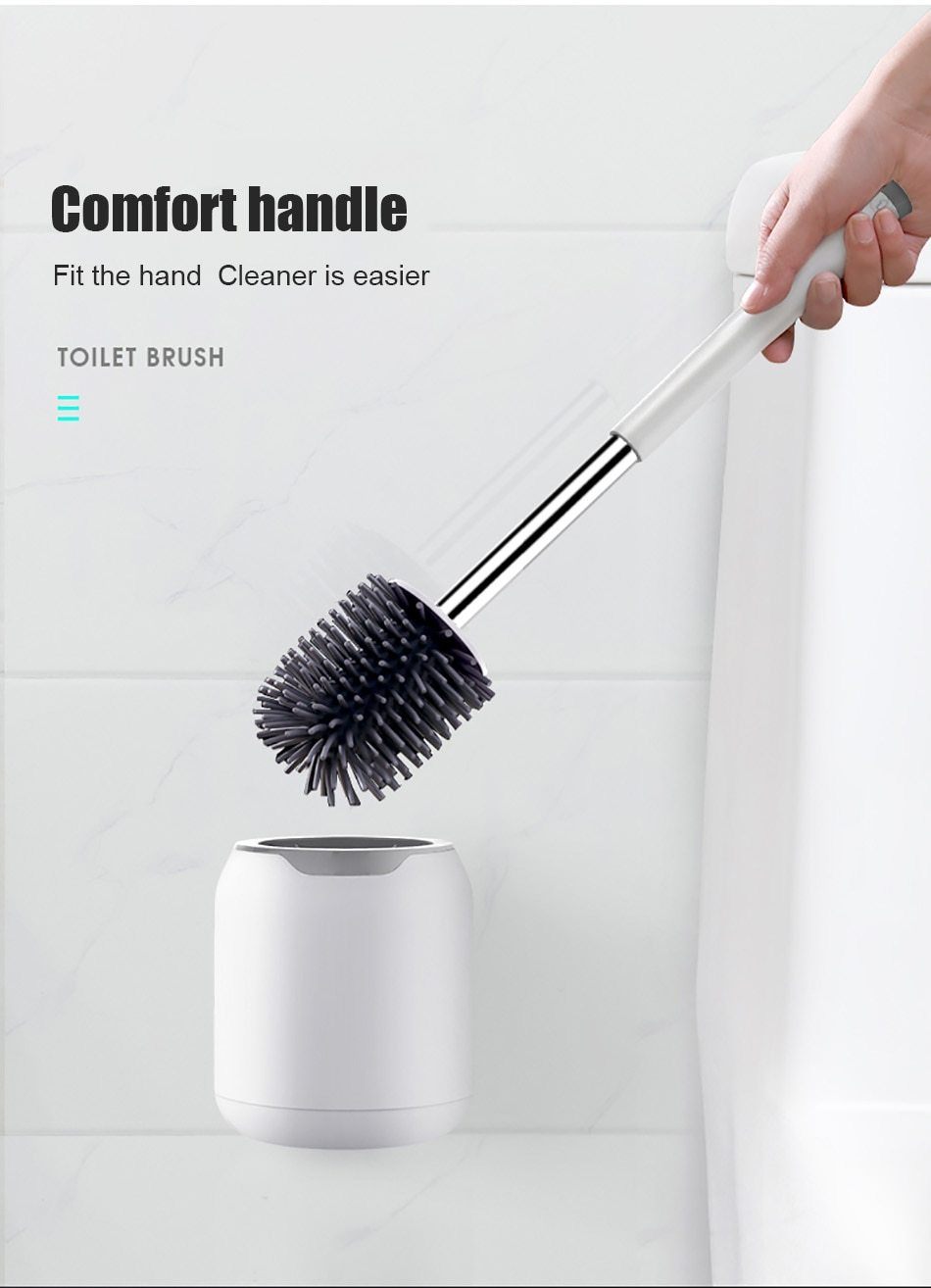 Toilettenbürste TPR Soft, Wandhalterung oder stehend - werkzeug-online24