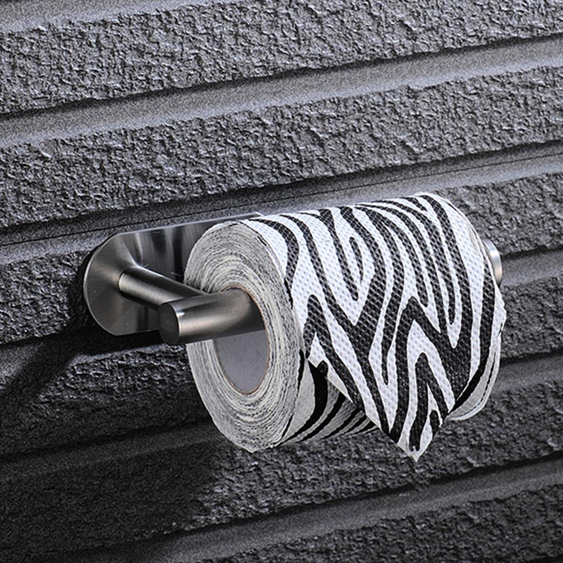 Toilettenpapierhalter, Klopapierhalter Edelstahl, selbstklebend - werkzeug-online24