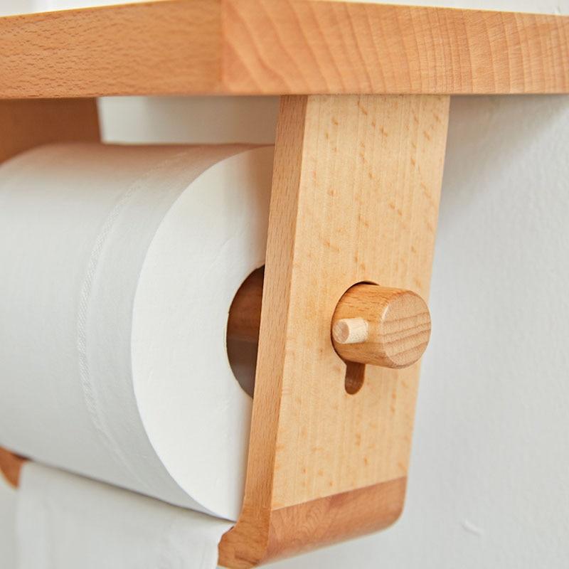 Toilettenpapierhalter Design Holz - werkzeug-online24