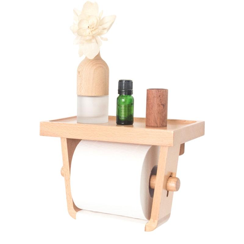 Toilettenpapierhalter Design Holz - werkzeug-online24