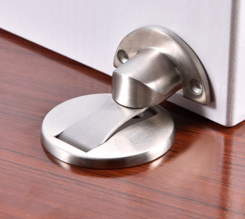Magnetischer Türstopper selbstklebend oder Bohren Edelstahl - werkzeug-online24