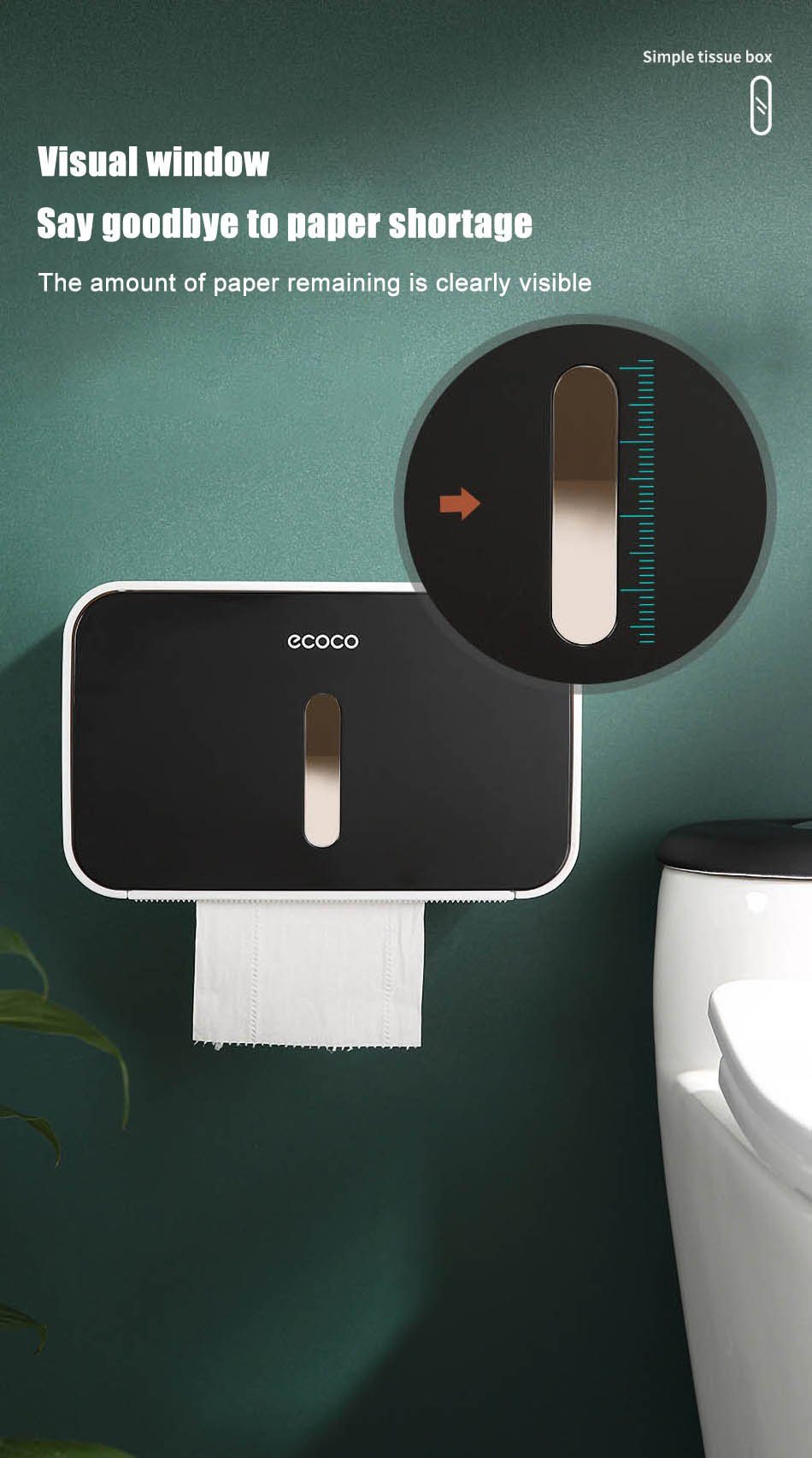 ONEUP Toilettenpapierhalter Box, verschiedene Farben - werkzeug-online24