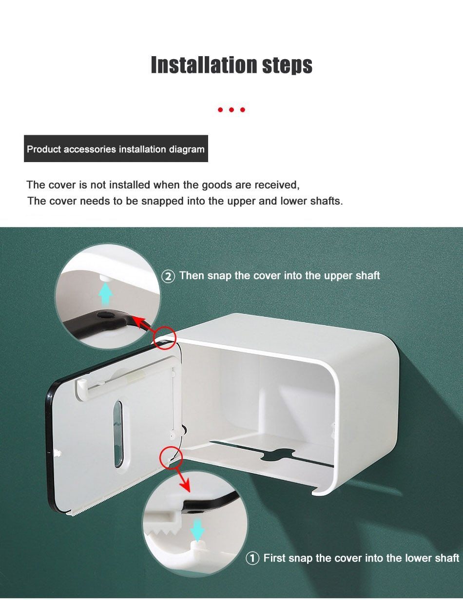 ONEUP Toilettenpapierhalter Box, verschiedene Farben - werkzeug-online24