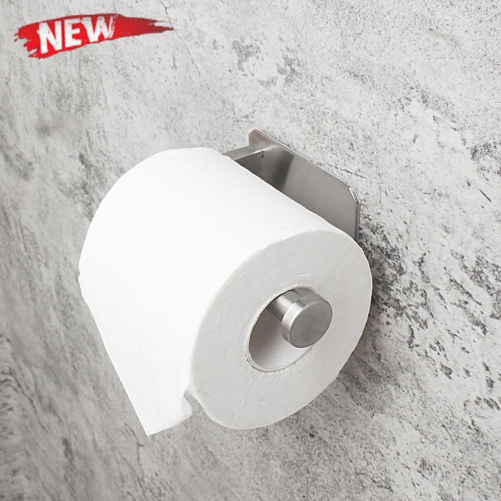 Toilettenpapierhalter Edelstahl - Befestigen ohne bohren - werkzeug-online24