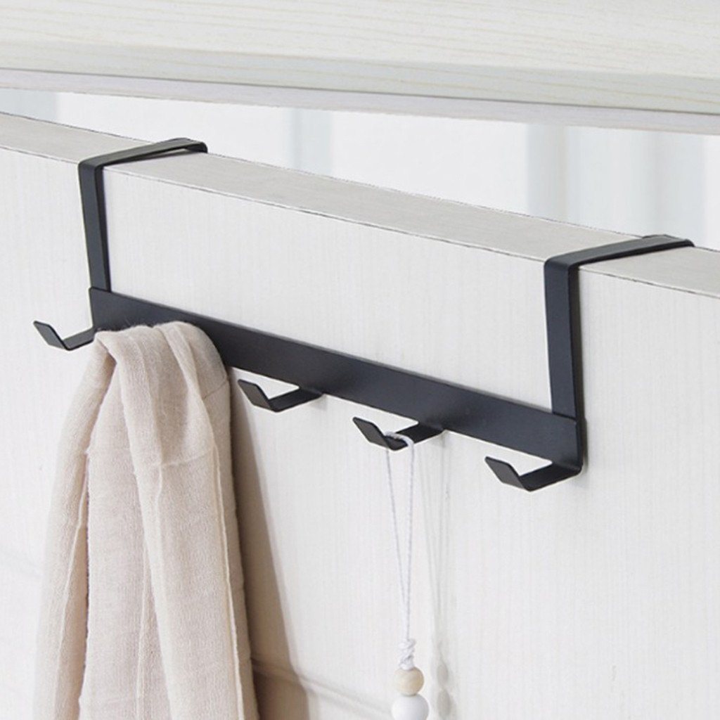 Garderobe Hakenleiste mit 5 Haken, Türhakenleiste - werkzeug-online24