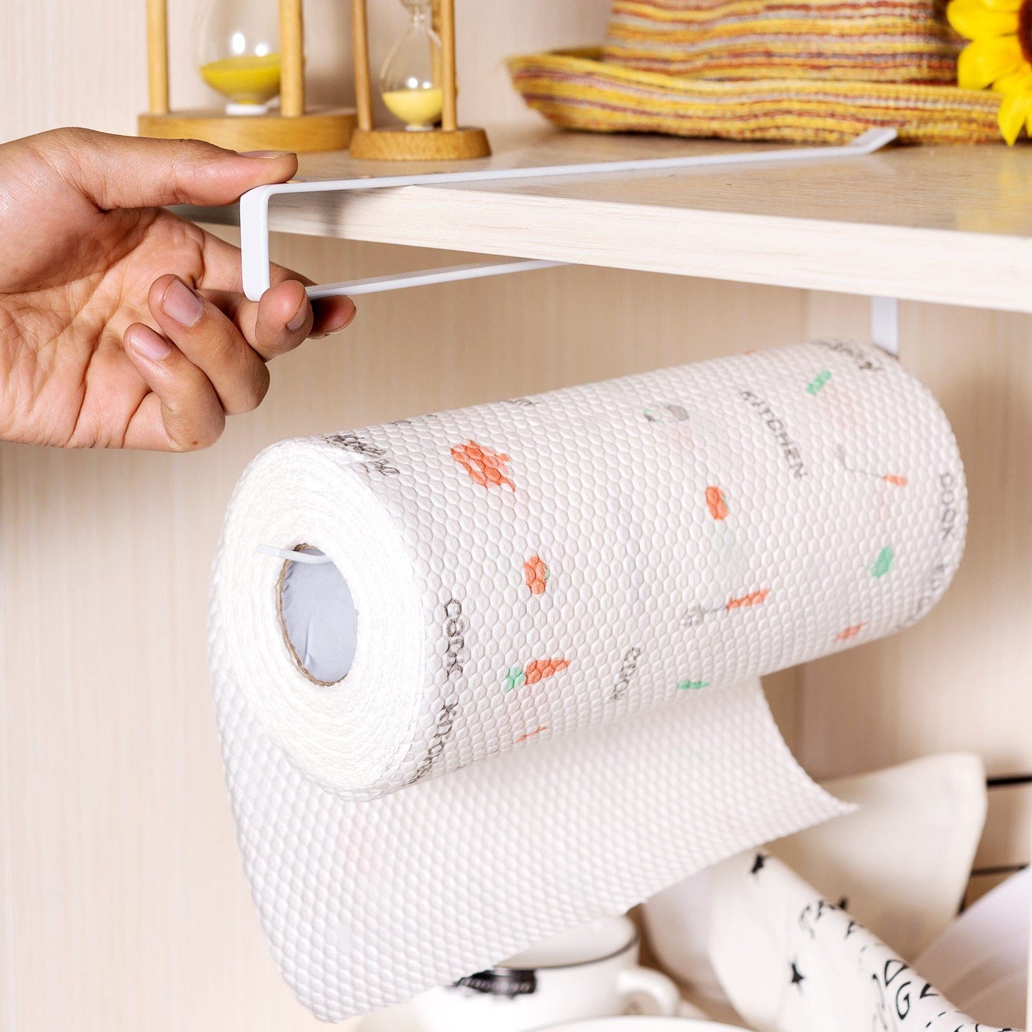 Küchenrollenhalter mit Regalbefestigung - werkzeug-online24