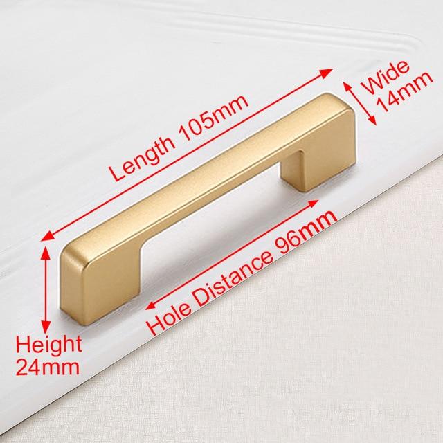 Schrankgriffe, Kommodengriffe Design Gold - werkzeug-online24