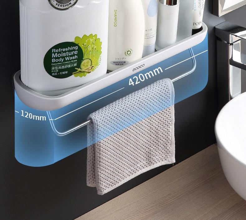 Ecoco Duschablage, Duschkorb, selbstklebend, verschiedene Variante - werkzeug-online24