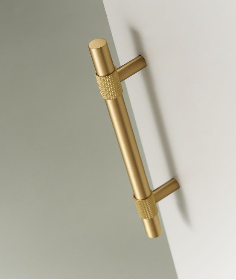 Schrankgriffe, Möbelgriffe, Messing Gold - werkzeug-online24