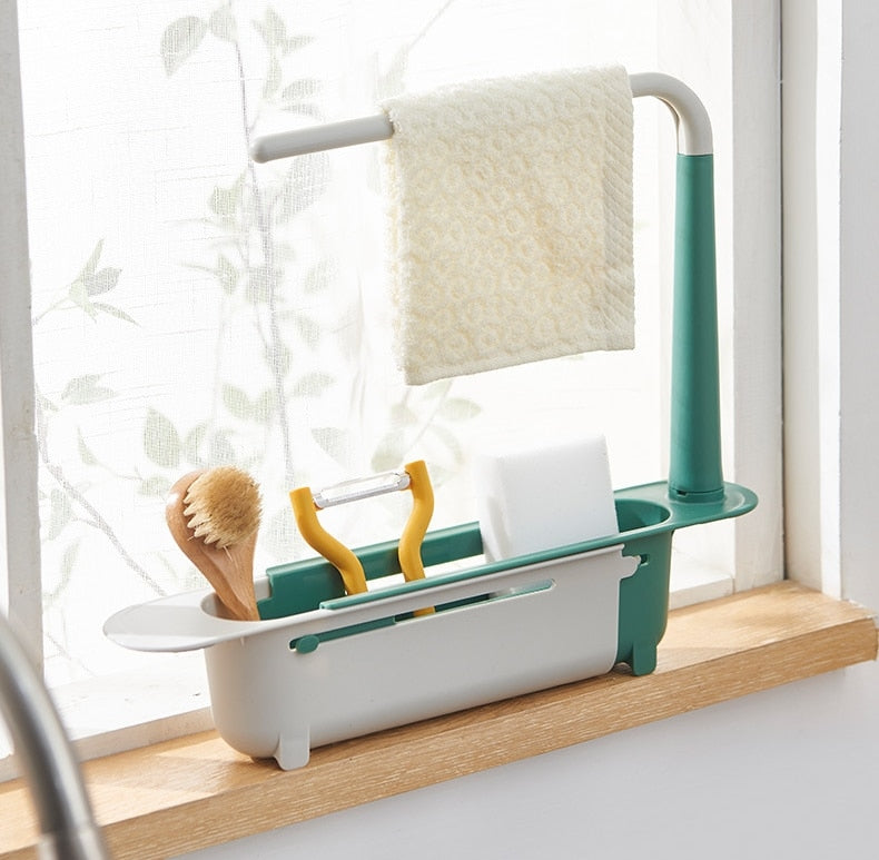 Spülbecken Organizer verstellbar zwischen 23,5cm-40cm - werkzeug-online24