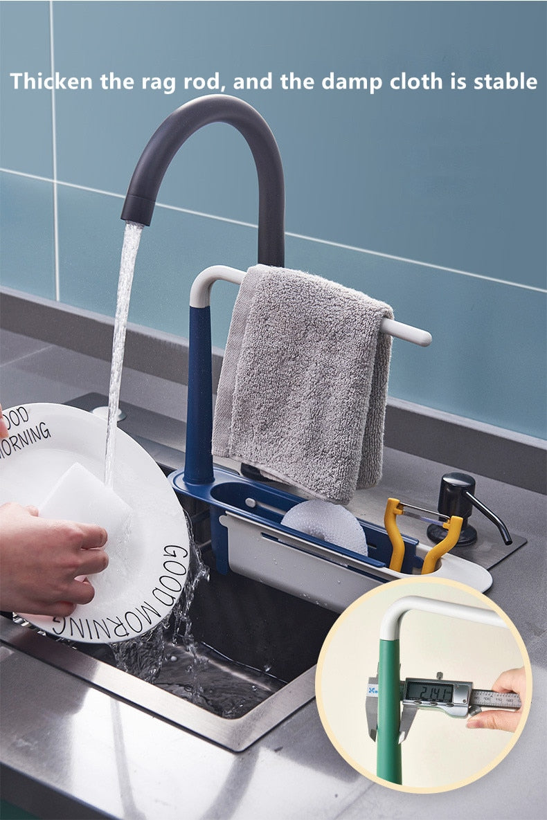 Spülbecken Organizer verstellbar zwischen 23,5cm-40cm - werkzeug-online24