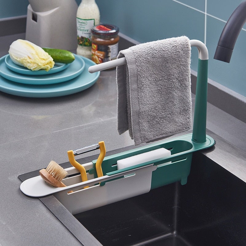 Spülbecken Organizer verstellbar zwischen 23,5cm-40cm - werkzeug-online24