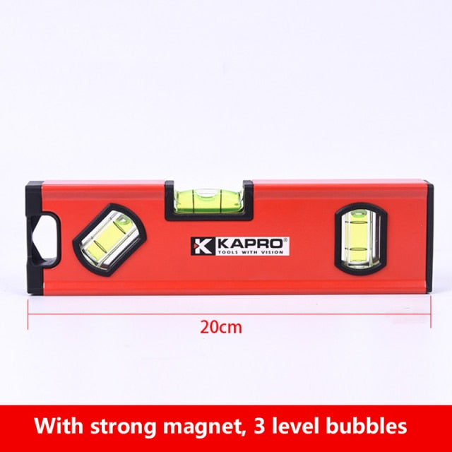 Tragbare Magnetische Wasserwaage aus Aluminium, 10cm oder 20cm Länge - werkzeug-online24