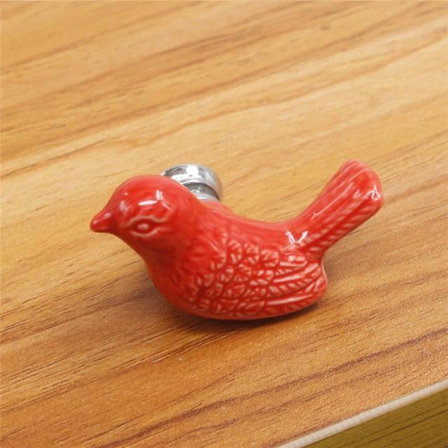 Möbelknöpfe, Schrankknöpfe, Keramik Design Vogel - werkzeug-online24