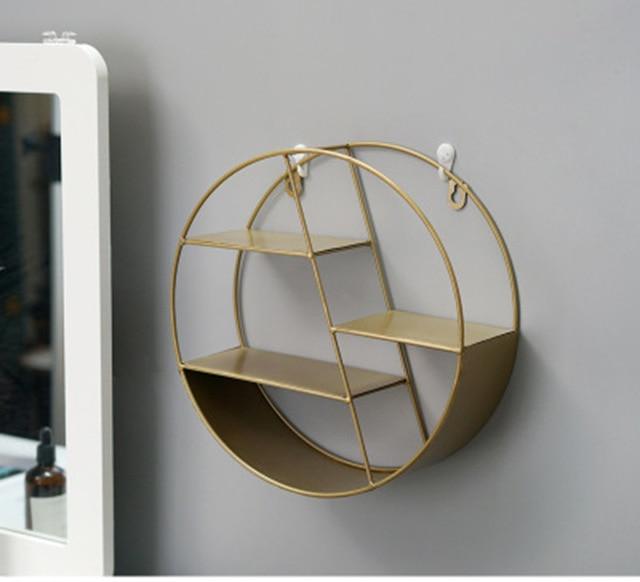 Wandregal Nordic Style Metal Rund - werkzeug-online24