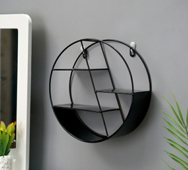 Wandregal Nordic Style Metal Rund - werkzeug-online24