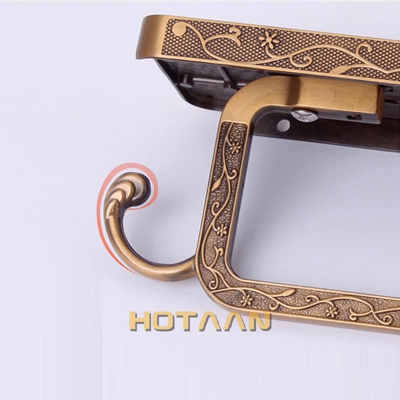 Toilettenpapierhalter Messing Style mit Handyablage - werkzeug-online24