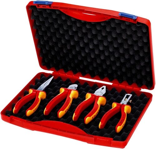 KNIPEX Zangensatz Kompakt-Box 4-teilig VDE - 00 20 15 - werkzeug-online24