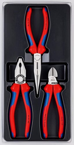 KNIPEX Zangensatz Montage-Paket 3-teilig Ku.-Tiefziehteil - 00 20 11 - werkzeug-online24