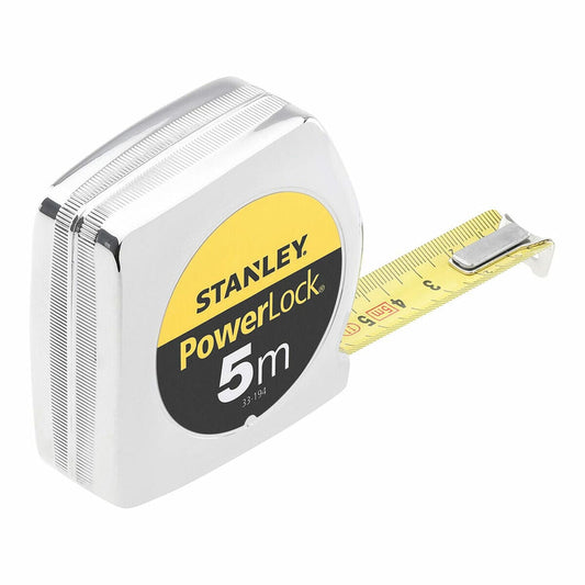 Massband Stanley Powerlock Classic Kohlenstoffstahl (5 m x 19 mm) - werkzeug-online24