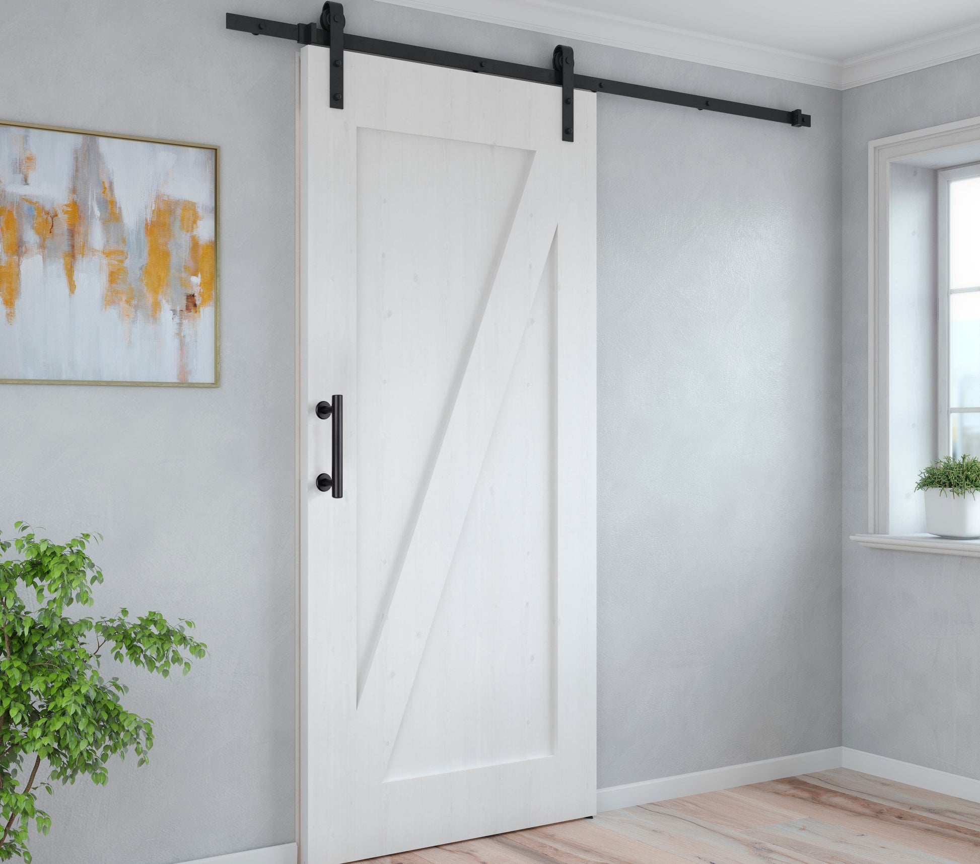 Emuca Griff für Holzschiebetüren Pasadena, Länge 240 mm, 180 mm Achsenabstand, Stahl, Schwarz strukturiert - werkzeug-online24