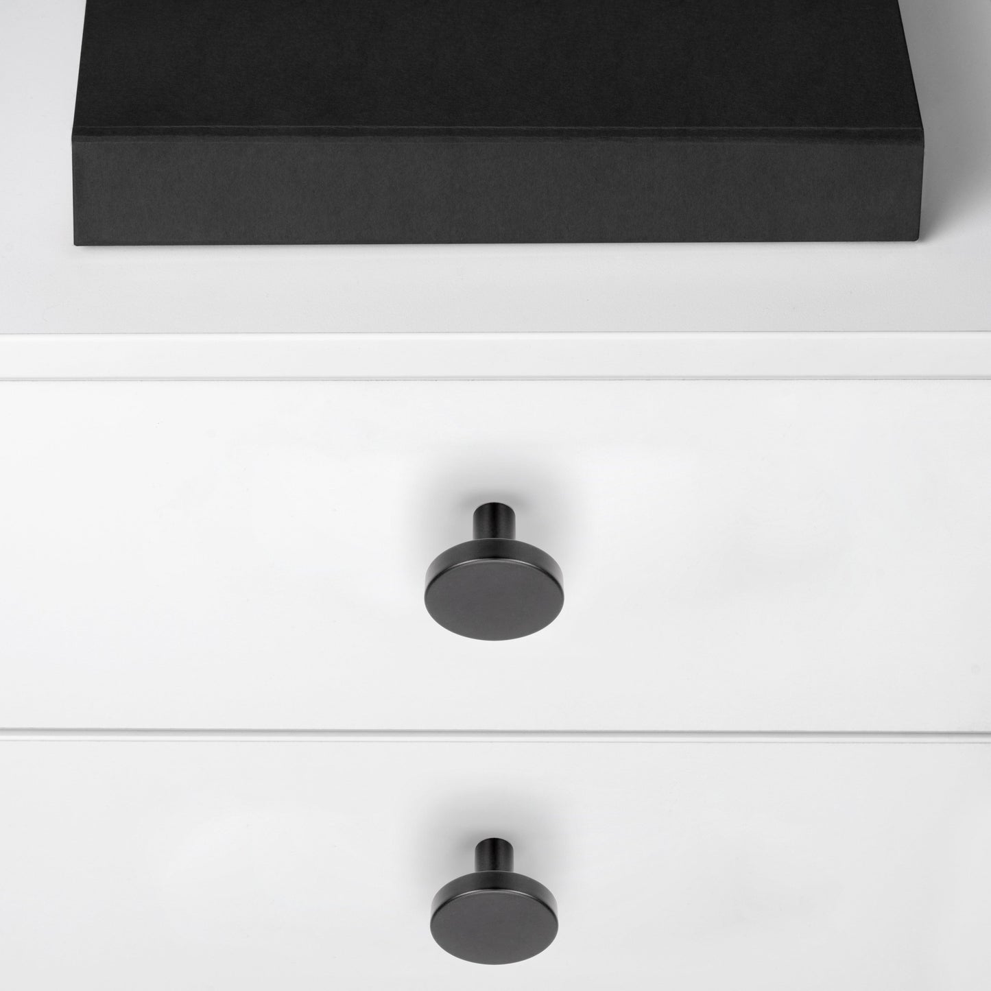 Emuca Set 10 Möbelknöpfe, Schrankknöpfe Uppsala, Durchmesser 30mm, Aluminium - werkzeug-online24