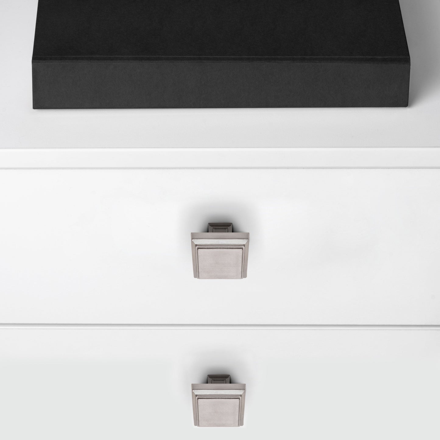 Emuca Set 10 MöbelknöpfeSchrankknöpfe, Ceuta, 31.5x31.5mm, Zamak - werkzeug-online24