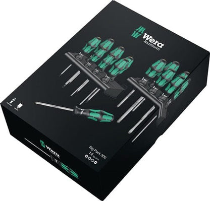 Wera Schraubendrehersatz Kraftform Big Pack 300 14-teilig - werkzeug-online24