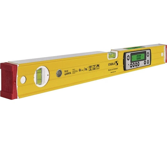 STABILA Elektronikwasserwaage TECH 196M DL Aluminium gelb ± 0,5 mm/m ± 0,5 mm/m - werkzeug-online24