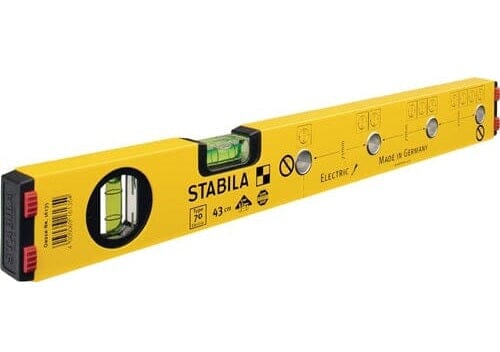 STABILA Wasserwaage 70 Electric Aluminium gelb ± 0,5mm/m - werkzeug-online24