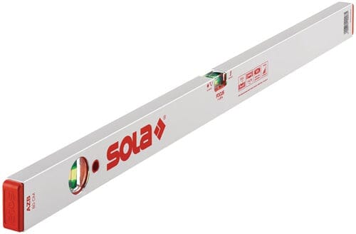 SOLA Wasserwaage AZB Aluminium silber 0,5 mm/m 0,50 mm/m - werkzeug-online24