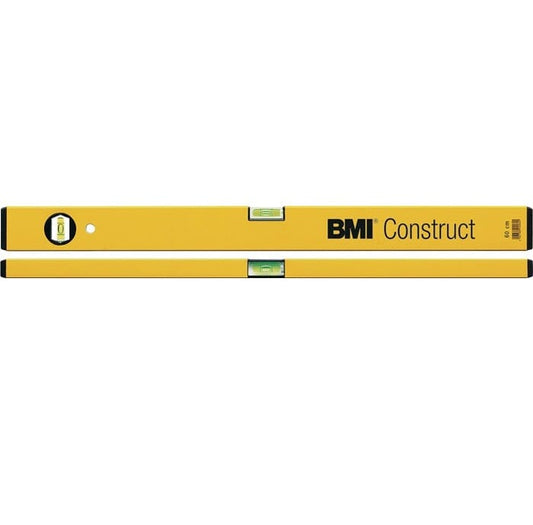 BMI Wasserwaage CONSTRUCT Aluminium gelb ±1 mm/m - werkzeug-online24